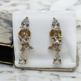Brinco Ear Cuff com Pedras Zircônias